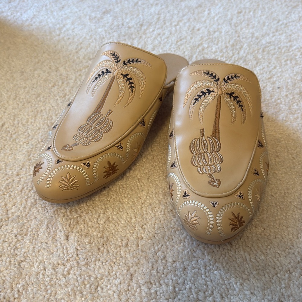 Farm Rio beige braided mules - Picture 3 of 10